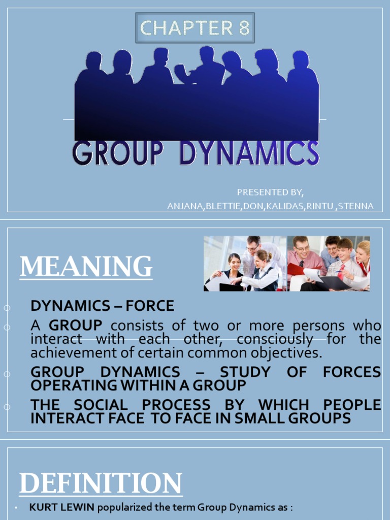 Understanding Group Dynamics and Types | PDF | Attitude (Psychology ...