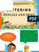 Lettering: Pencils and Pens