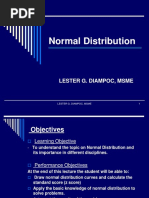 Normal Distribution: Lester G. Diampoc, Msme