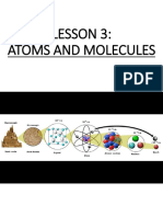 Lesson 3: Atoms and Molecules