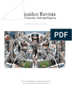 Cuicuilco. Revista de Ciencias Antropológicas, No. 72, ENAH, México, 2018.