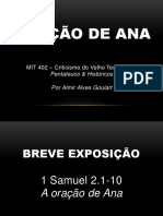 Oração de Ana no Livro de 1 Samuel