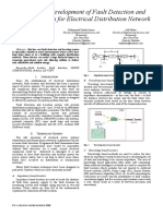 Design and Development of Fault Detection and Location System For Electrical Distribution Network
