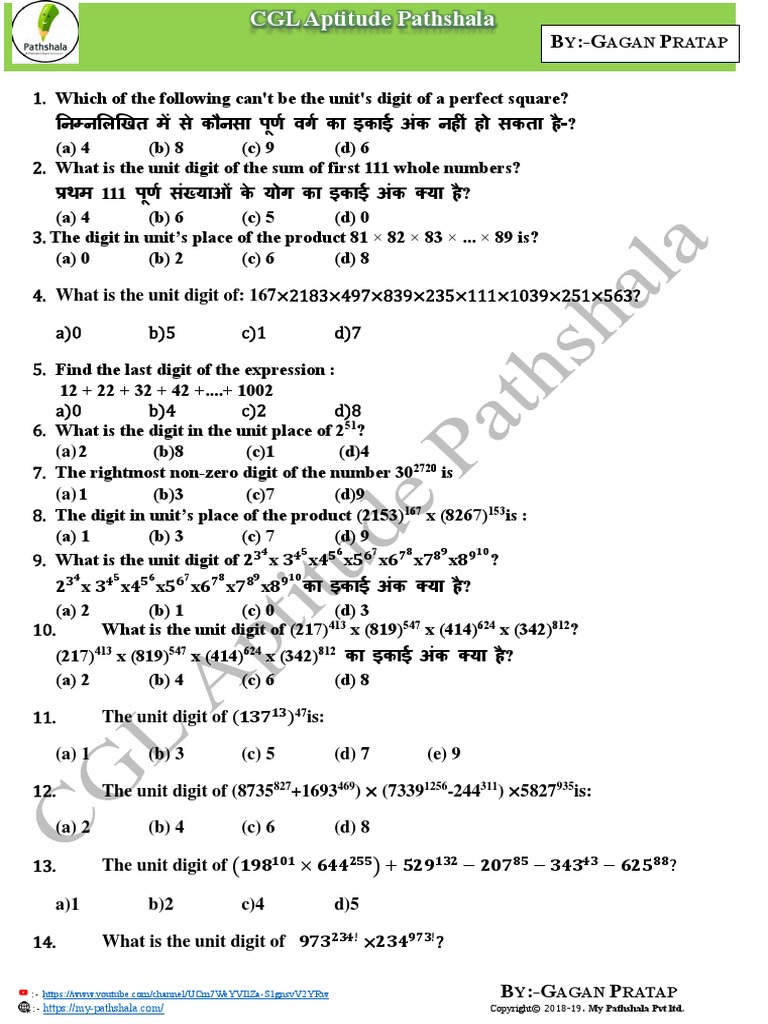 Images Number+system+1+unit+digit | PDF | Numbers | Elementary Mathematics