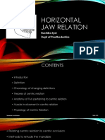 Horizontal Jaw Relation