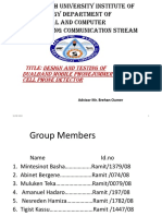 Title: Design and Testing of Dualband Mobile Phonejummer With Cell Phone Detector