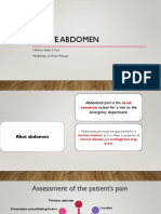 Acute Abdominal Pain