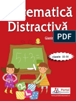 Matematica Distractiva Clasele III-IV