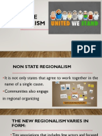 Non State Regionalism