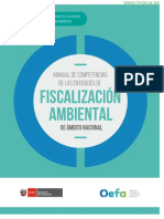 Manual de Competencias de Las Entidades de Fiscalización Ambiental de Ámbito Nacional