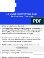 1.5 Check Point Software Blade Architecture Overview