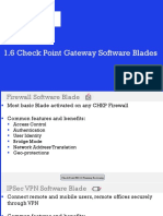 1.6 Check Point Gateway Software Blades