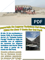 Reportaje de Lugares Turísticos Del Norte Chico de Lima Y Costa Sur Del Perú