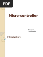 Micro-Controller: Emergers Technologies