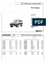 Range Rover Classic Parts Manual 1986 - 1991