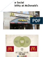 Corporate Social Responsibility at Mcdonald'S