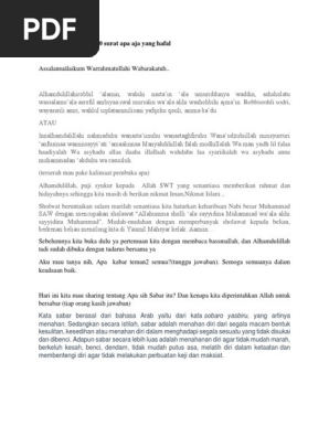 Materi 2 Sabar Pdf