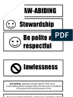 Law-Abiding Stewardship Be Polite & Respectful