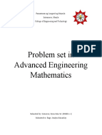 Problem Set in Advanced Engineering Mathematics