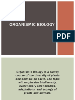 Organismic Biology