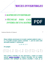 Matrices Invertibles