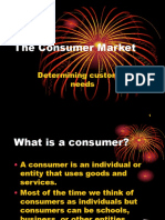 The Consumer Market: Determining Customer Needs