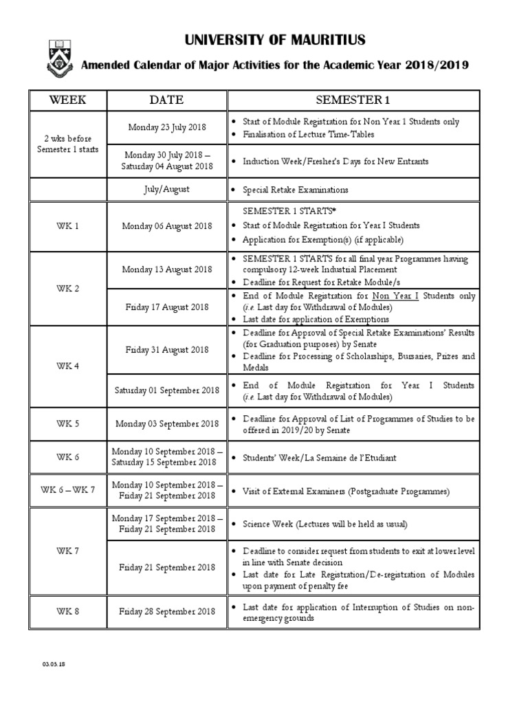 Academic Calendar PDF Thesis Academic Term