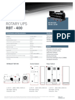 Rotary Ups: Performances and Characteristics Standard Features