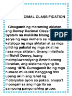 Dewey Decimal Classification