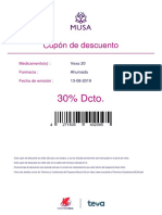 30% Dcto.: Cupón de Descuento