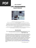 CNC Programming Manual