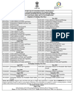 Training Calender6-3 2019