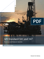 API Standard 541 and 547: Petroleum and Chemical Industries