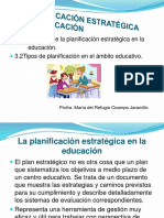 LA PLANIFICACIÓN ESTRATÉGICA EN LA EDUCACIÓN  Maestria.pptx