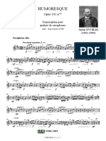 (Free Scores - Com) - Dvorak Antonin Humoresque Saxophone Alto 1506 79620 PDF