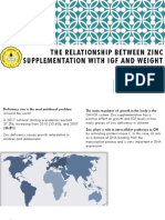 Relationship Between Zinc Supplementation and IGF Fix