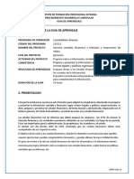 GUIA 14 Analizar Los Resultados Contables y Financieros