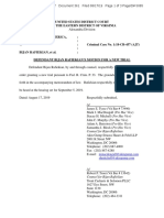 DEFENDANT BIJAN RAFIEKIAN'S MOTION FOR A NEW TRIAL Defendant Bijan Kiani Rafiekian's Motion For A New Trial Filed Aug. 17th, 2019 53-Pages