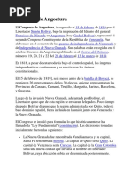 Congreso de Angostura