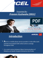 Praveen Kushwaha (0931) : Presented by