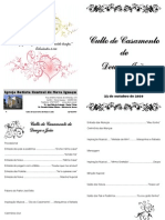 Programa de Casamento de Deusa e João