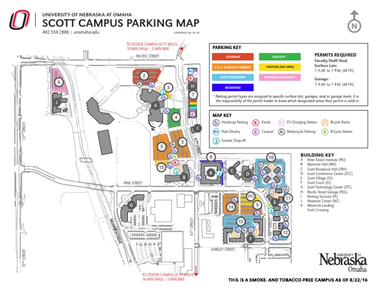 Uno Scott Campus Map