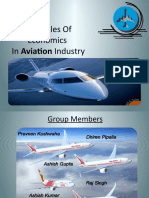 Principles of Economics in Aviation Industry