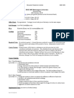 BME 3605 Biotransport Lab Syllabus