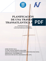 Planificación de Una Travesía Transatlántica A Vela