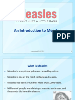 Intro To Measles Slide Set