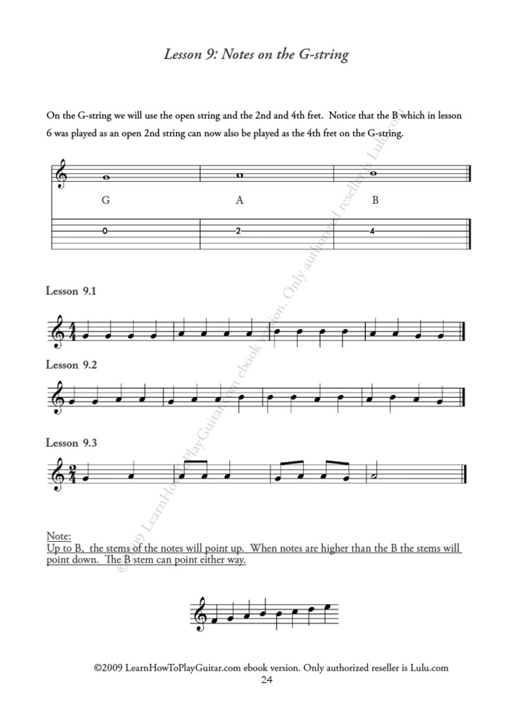 Notes G and EGB | PDF