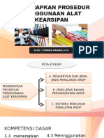 MENERAPKAN PROSEDUR PENGGUNAAN ALAT KEARSIPAN