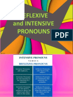 REflexive and Intensive Pronoun