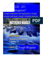 Module 9 - (L35 - L37) : " H "Drought Management